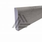 Plint voor Klik PVC/SPC Vloerdelen Wit-Grijs Eiken XL - 240x6x1,2 cm