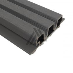Rabatdeel Modern Dark Grey Composiet Co-Extrusion 390x17x3,3 cm