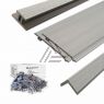 Compleet 20 m² Rabatdeel Stone Grey Co-Extrusion pakket